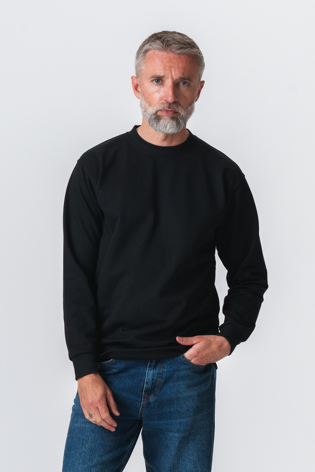 Basic Crewneck - Schwarz