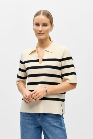 Reynard Polo Knit – Sandshell