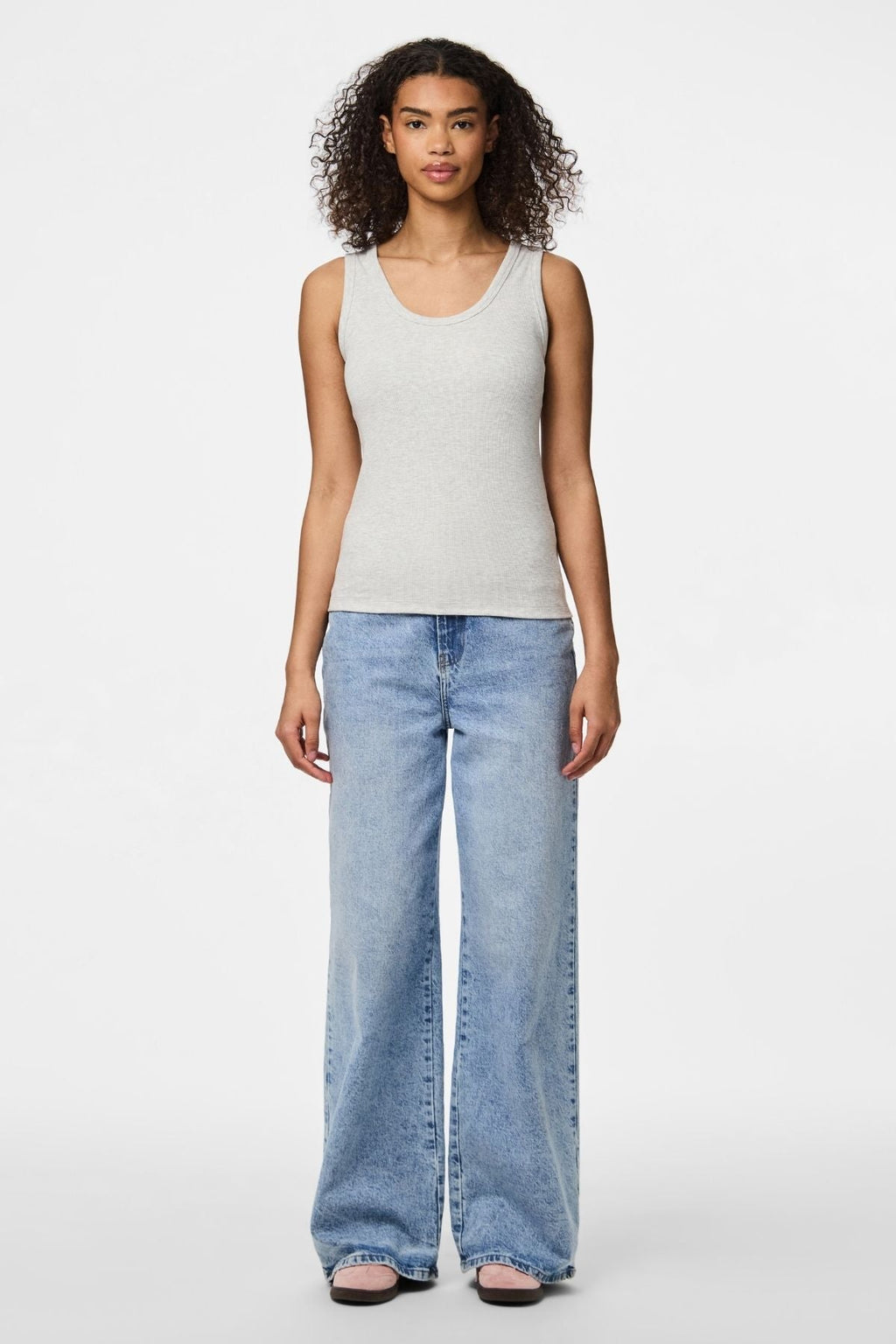 Mai Tanktop - hellgraue Melange