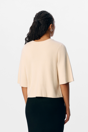 Julla Parvi 2/4 Strick -Strickjacke - Sandschale