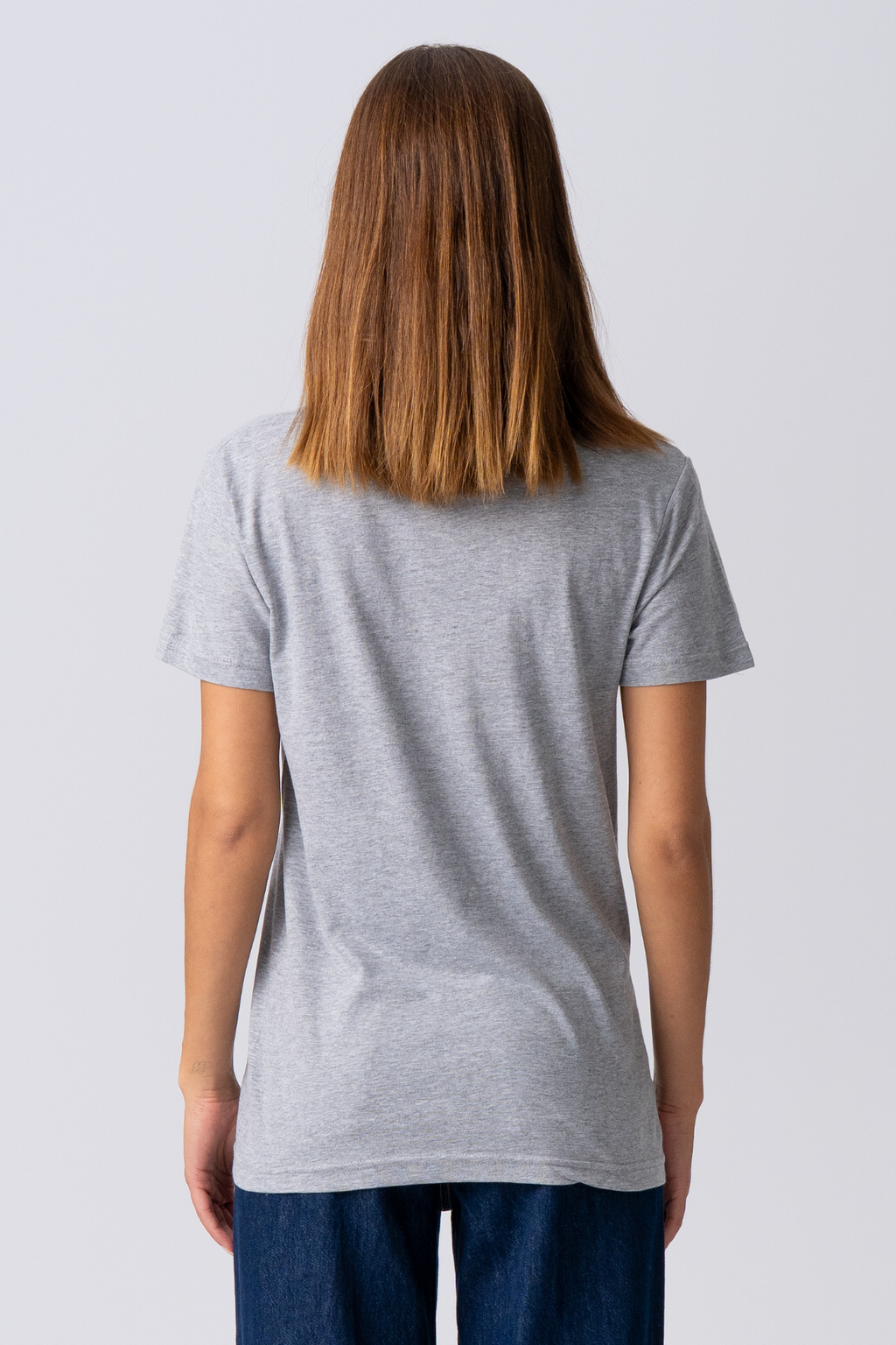 Basic Leichtes T -Shirt - grau