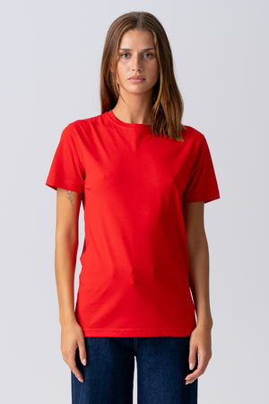 Basic Leichtes T -Shirt - rot