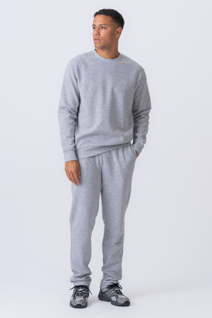 Essential Crewneck – Graumeliert