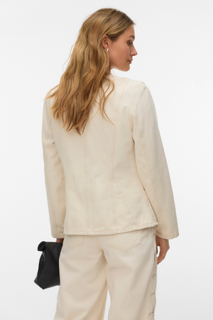 Leva String Ecru Dnm Jacke – Ecru