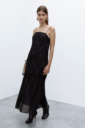 Silla-Trägerkleid - Schwarz