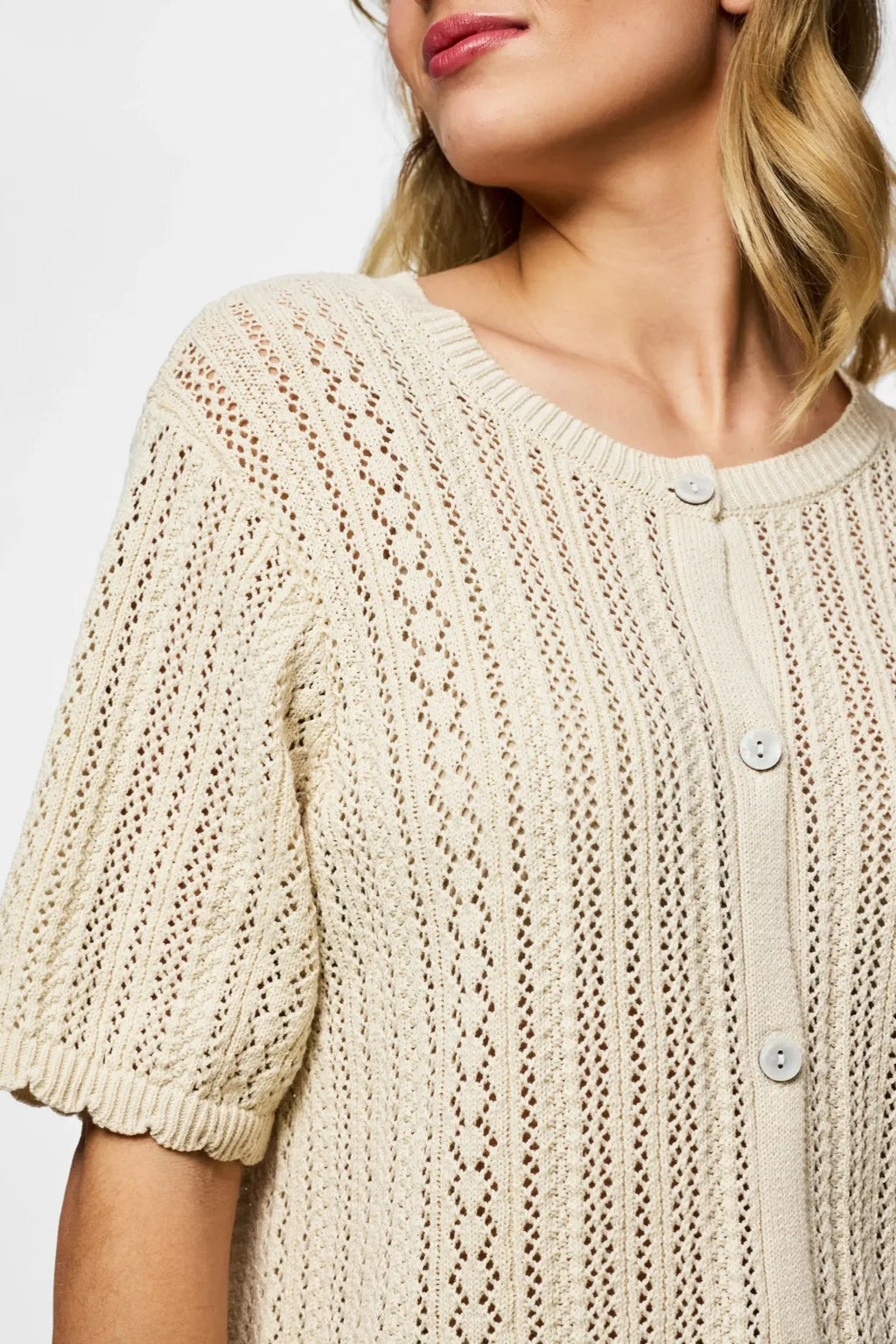 Nuka O-Neck Strick – Birke