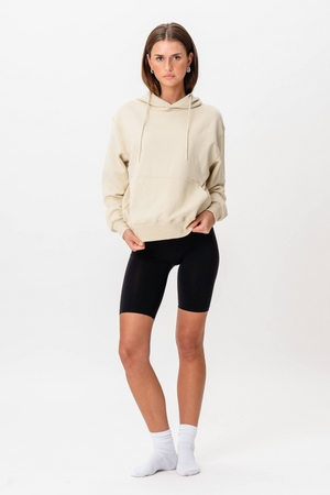 Schwerer Hoodie - Beige