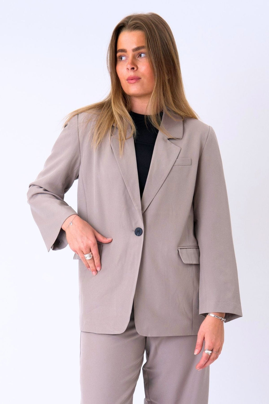 Oversized Blazer - Grau