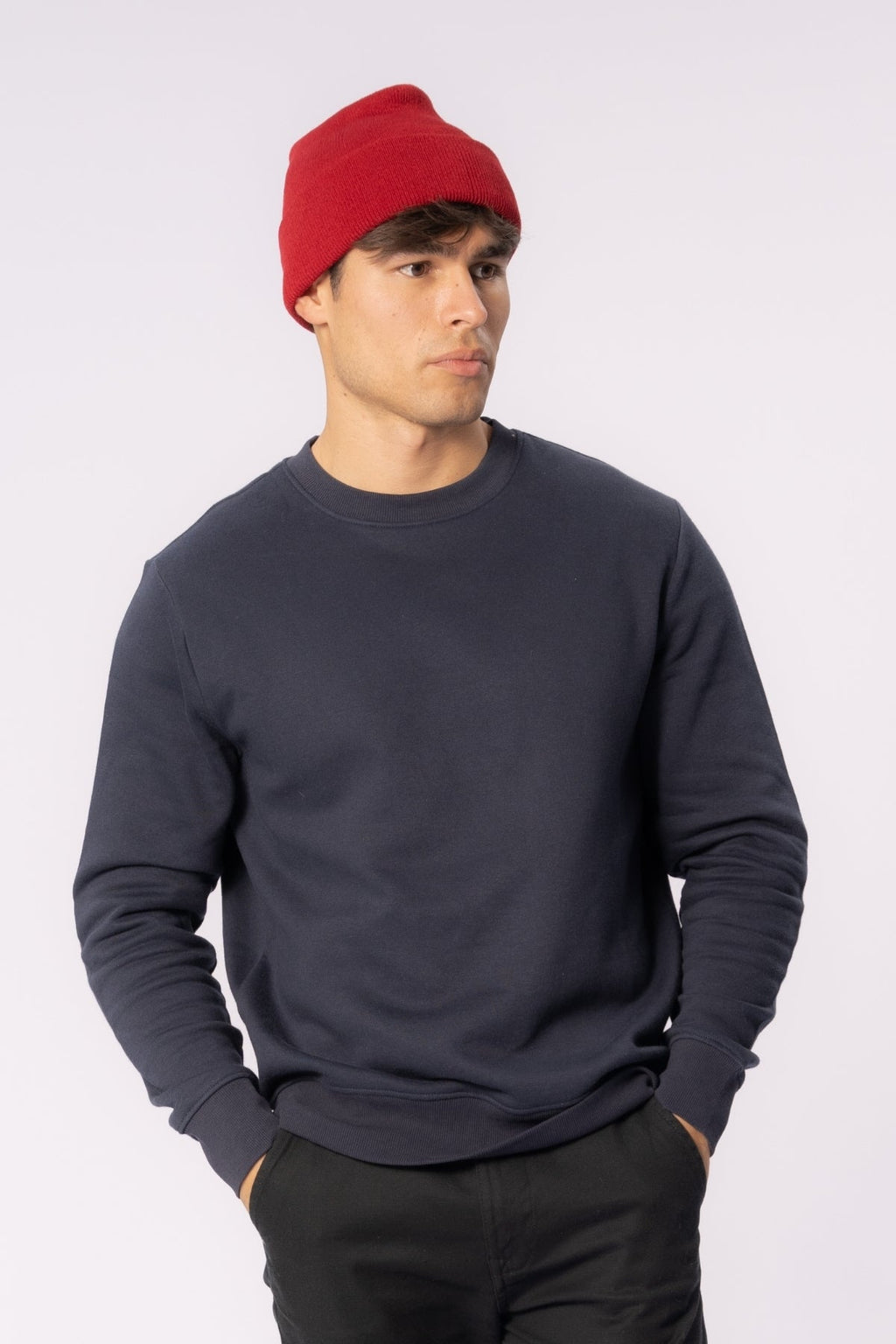 Klassische Mütze - Bordeaux Rot