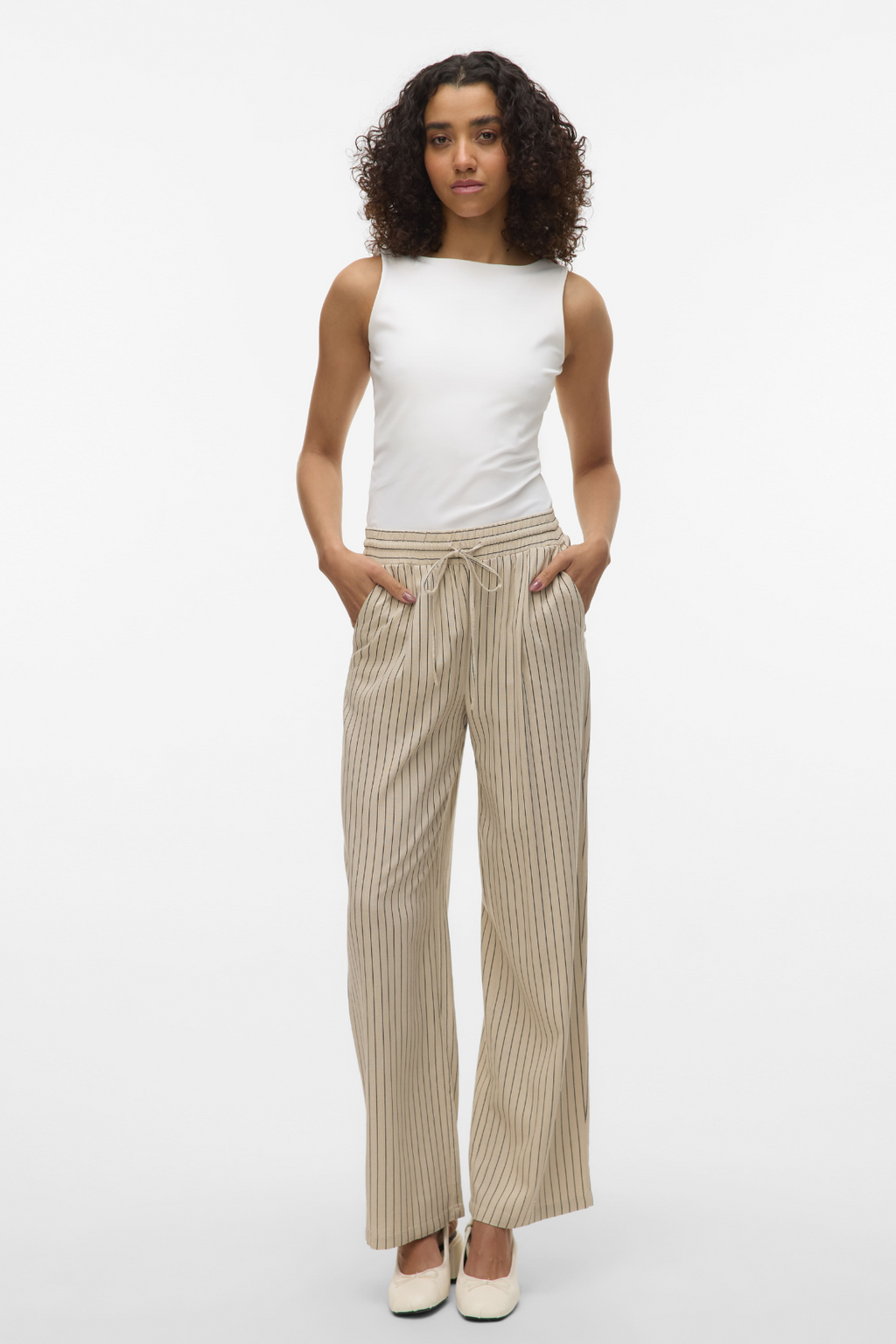 Jesmilo breit Pants - Silberstreifen