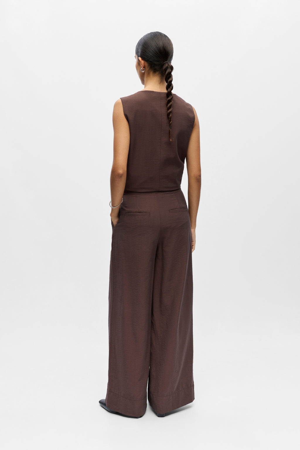 Isla Wide Pants - Braun