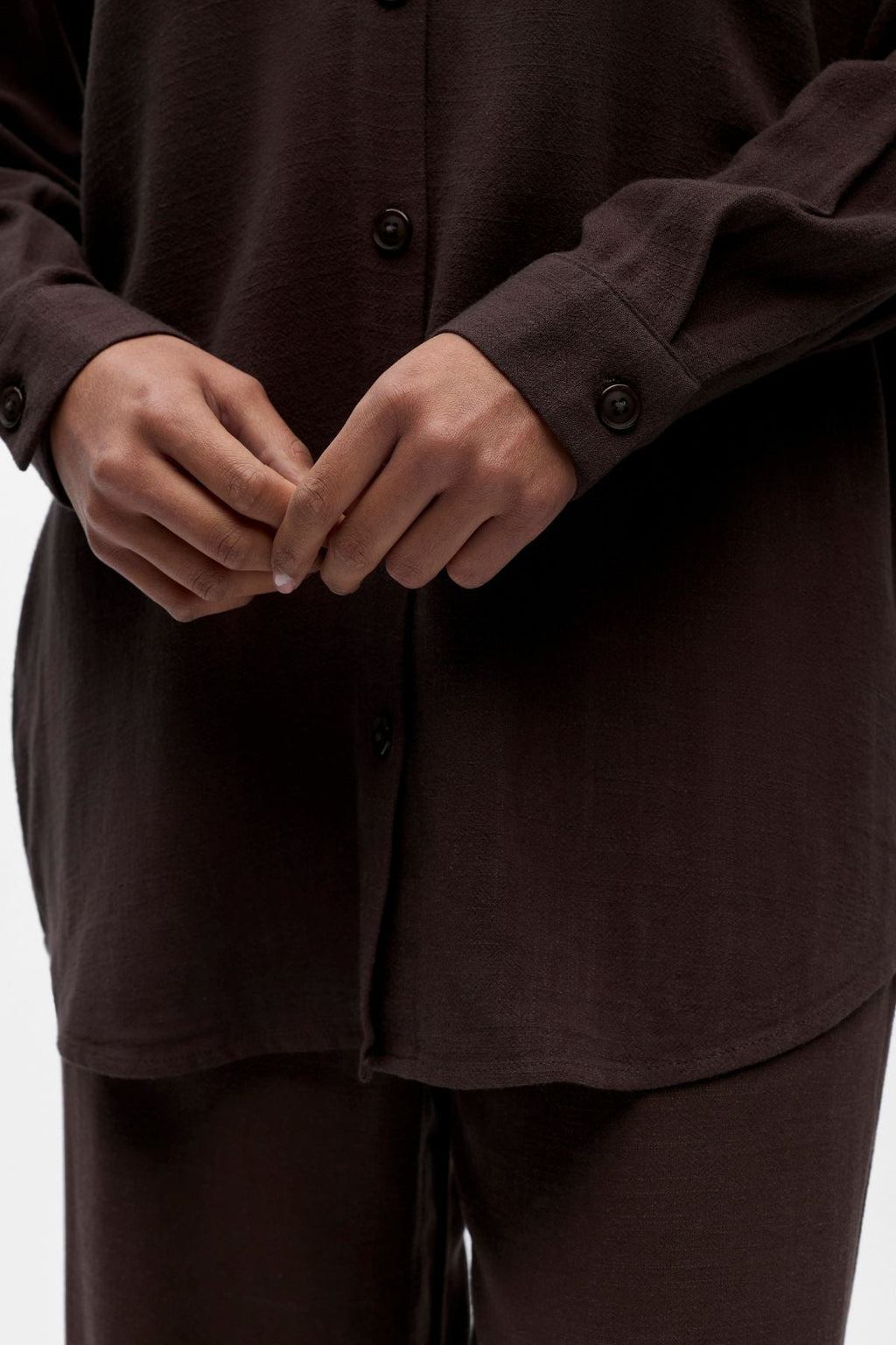 Sanne Hemd - Seal Brown