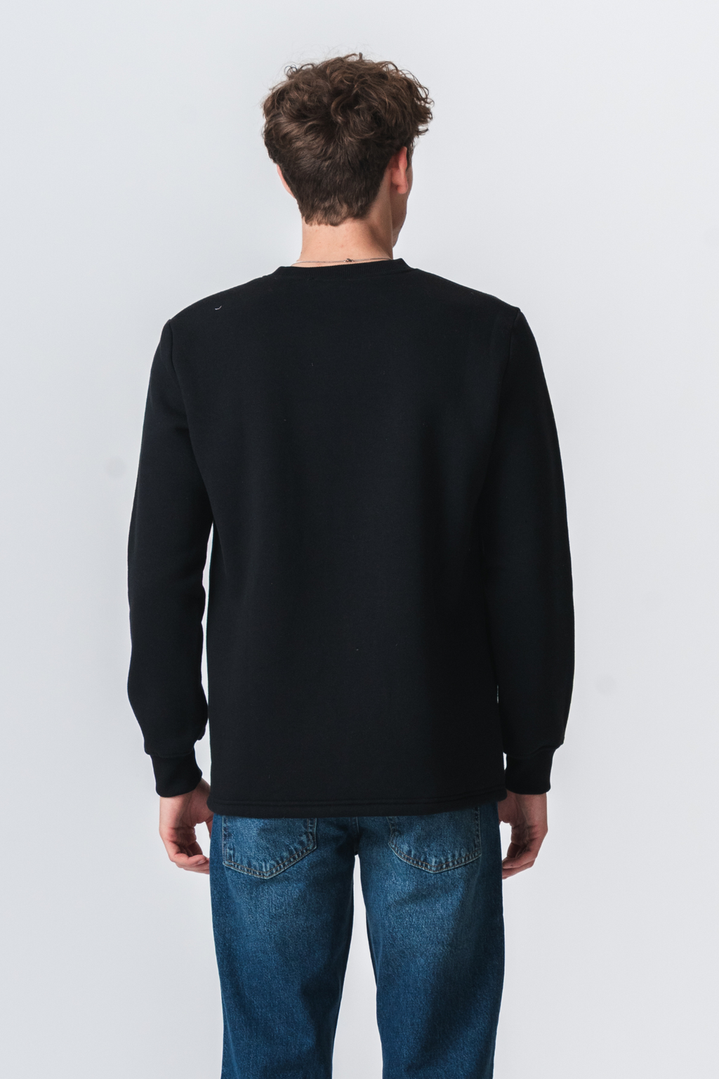 Taschen -Sweatshirt Regular Fit - Schwarz