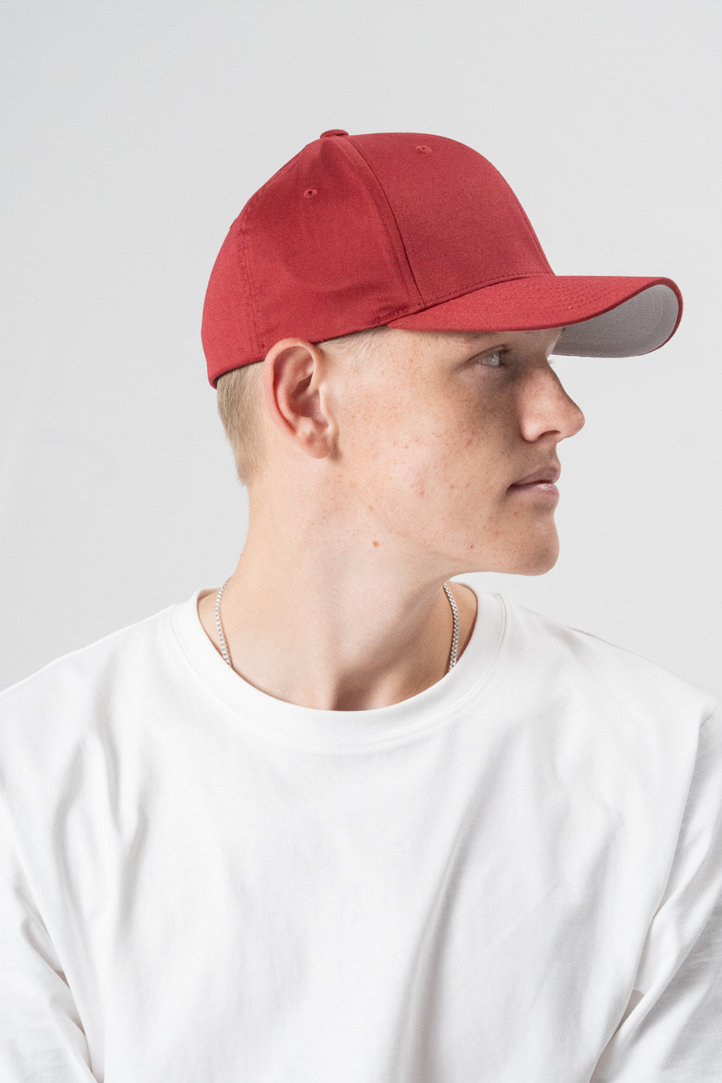 Flexfit wollig gekämmt - Rosebraun