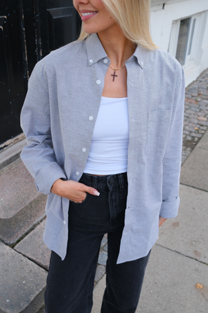 Freund Oxford Hemd - grau