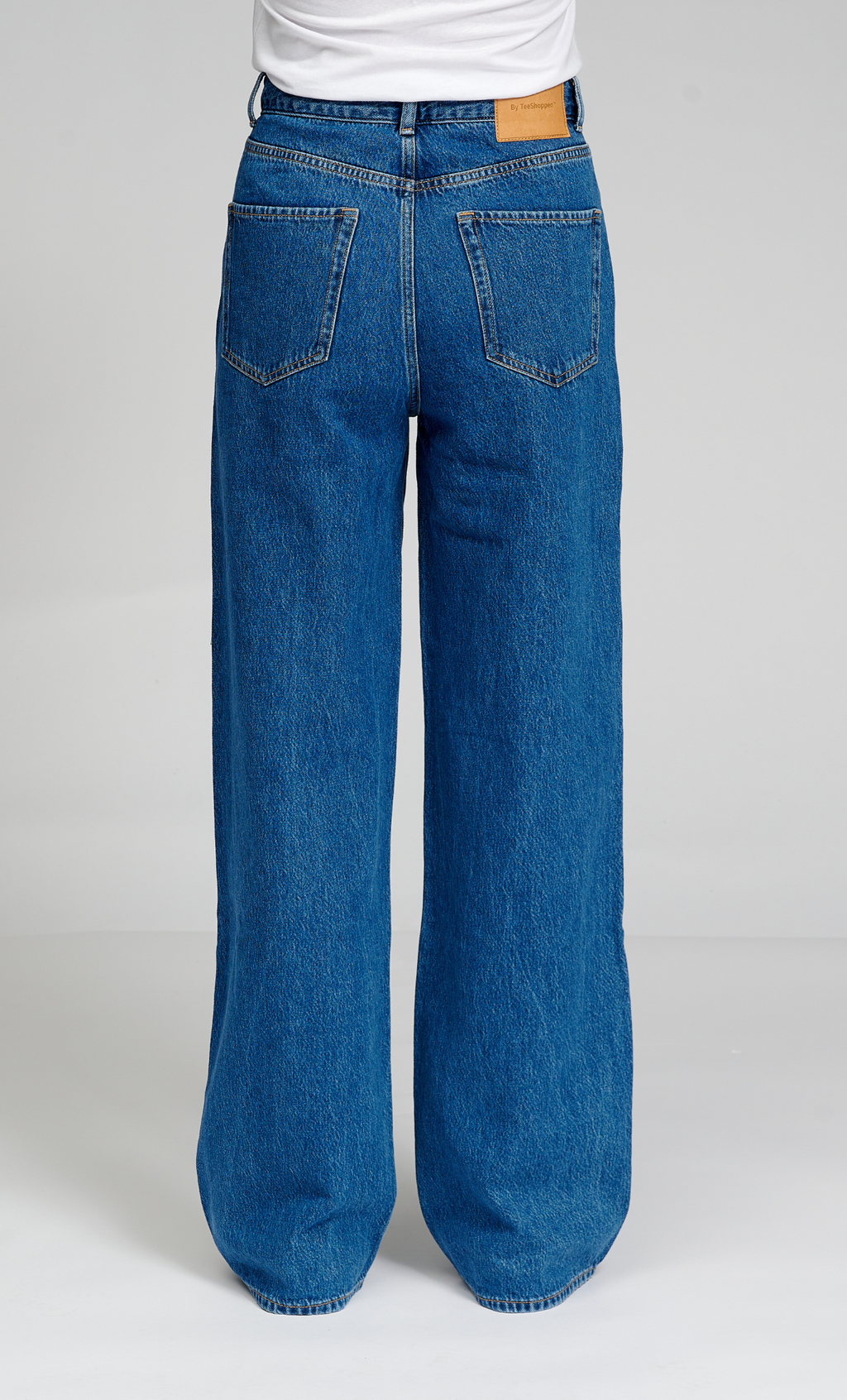 The Original Performance Breite Jeans - mittelblauer Denim