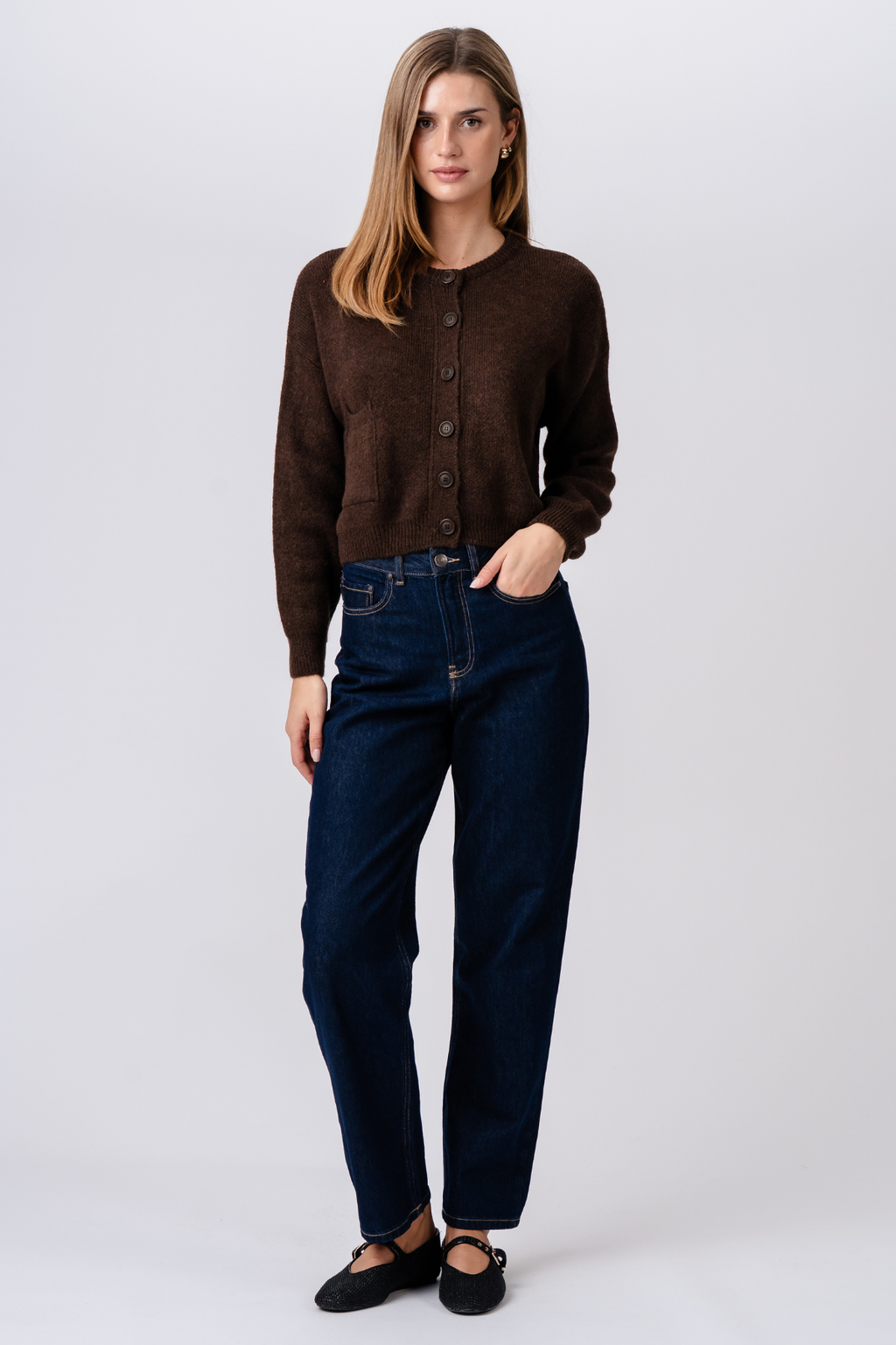 Angelique Strickjacke – Braun