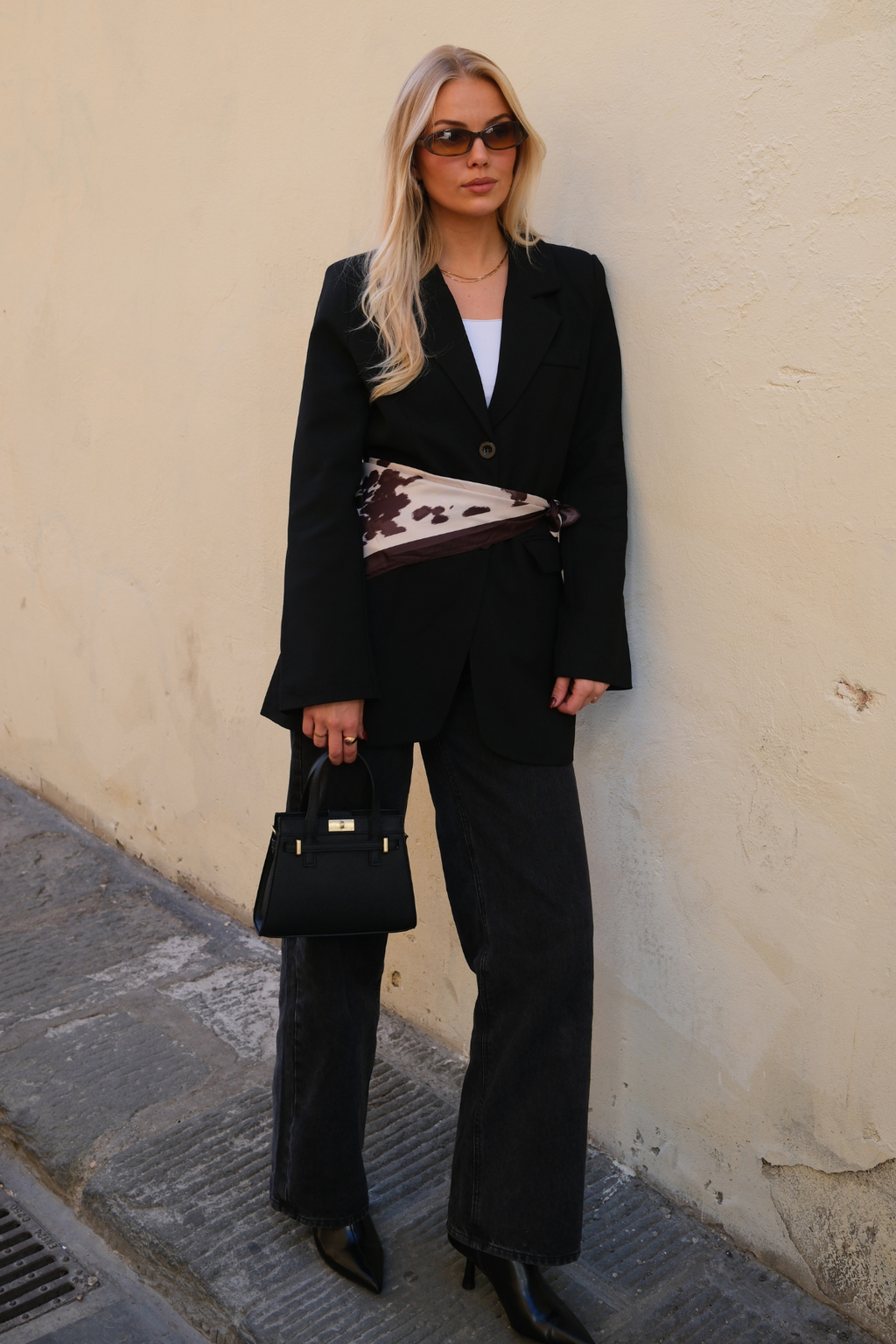 Claire Oversized Blazer - Schwarz