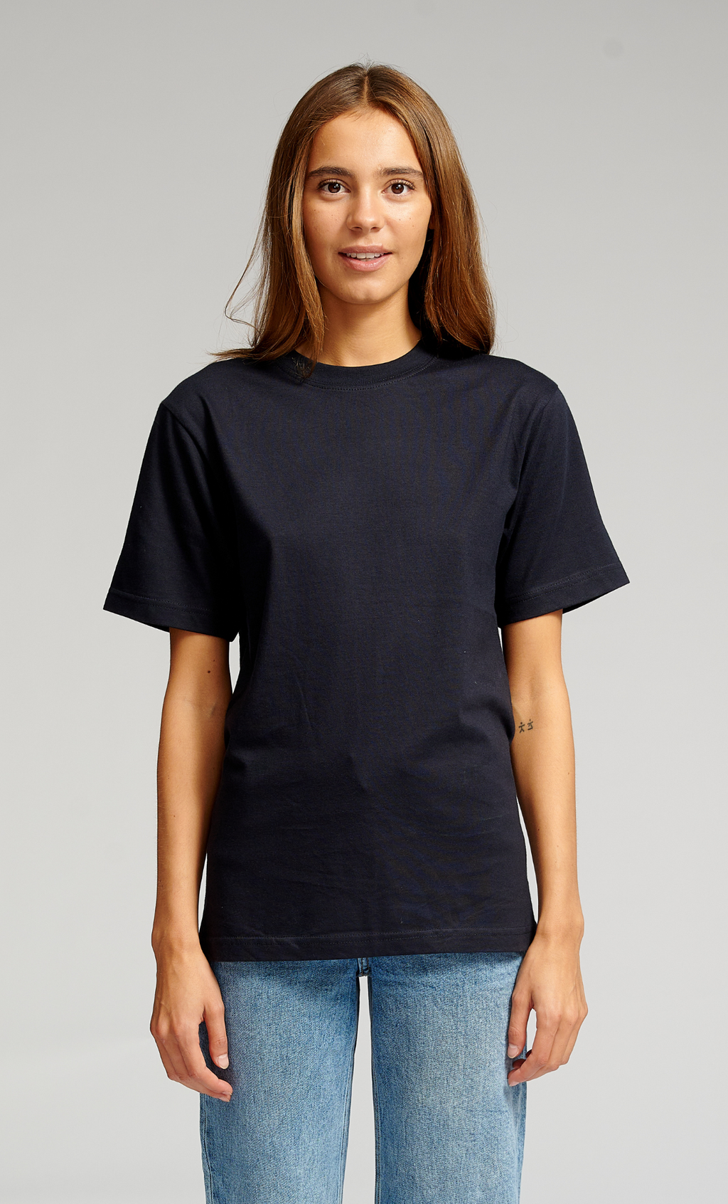 Oversized T-shirt - Marineblau