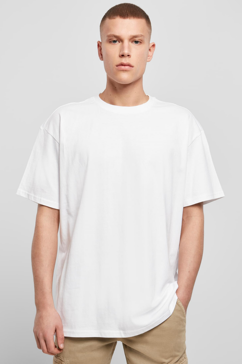 Schwer Oversized T -Shirt - Weiß