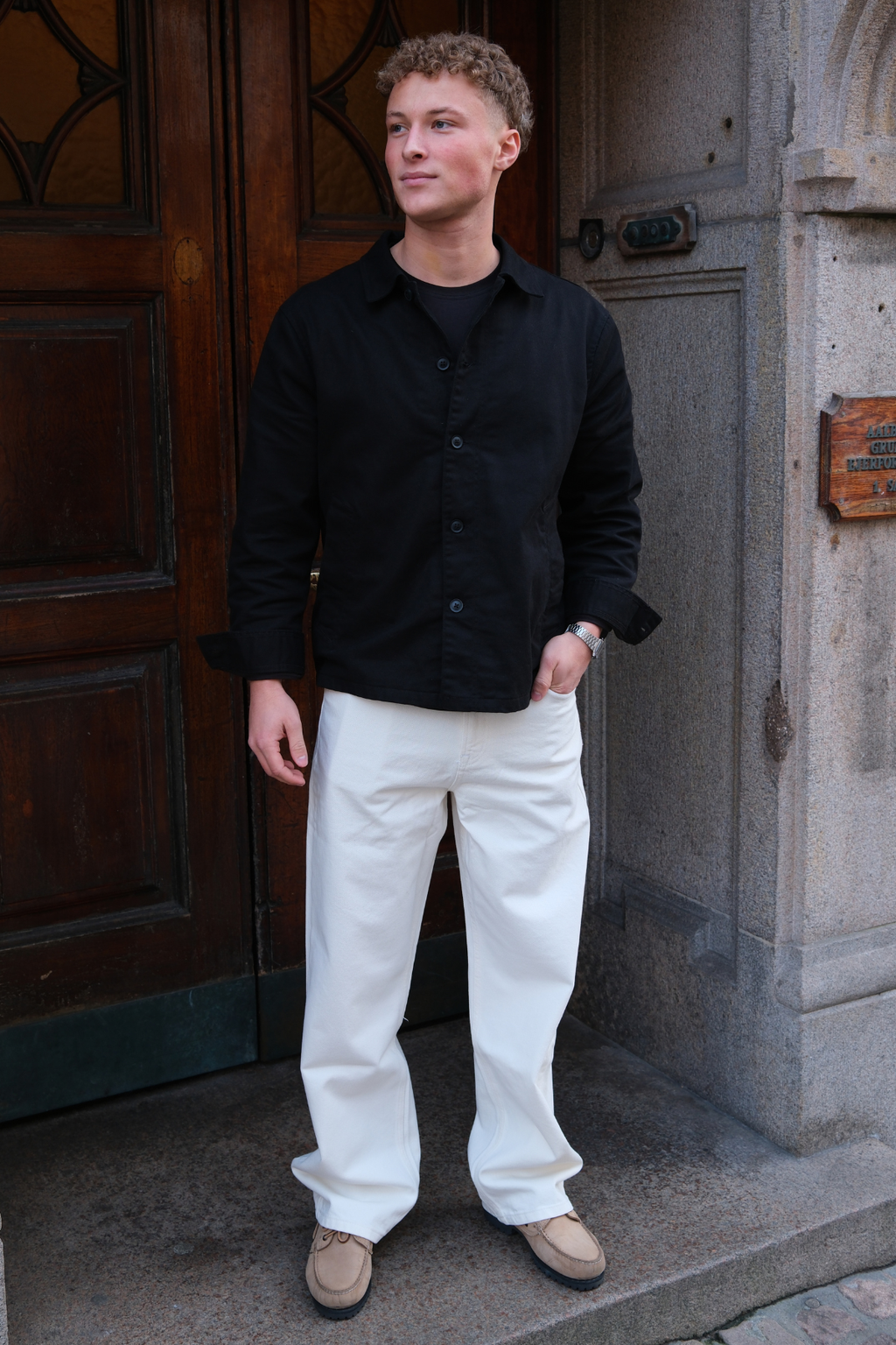 Wilhelm Regular Jeans - Weißer Denim