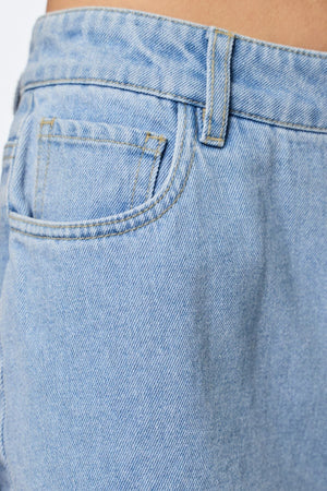Abbi Shorts - Hellblauer Denim