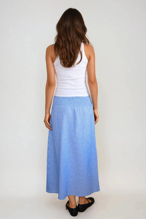 Linn Smock Anklrock - Marina White