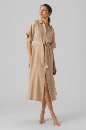 Natali Maxi -Kleid - Irische Creme