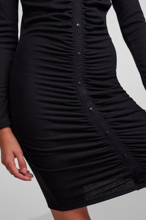 Norma langes Kleid - schwarz