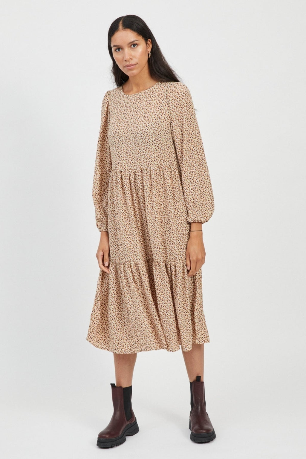 Pals Blumenkleid - Birke