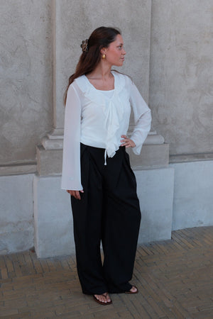 Alba-Bluse – gebrochenes Weiß