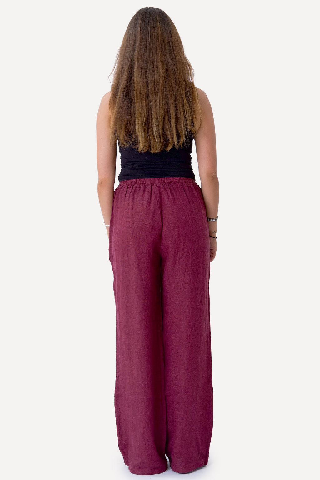 Astrid Leinen Pants - Rot