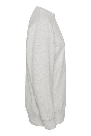 Basic Crewneck - Asche grau (Damen)