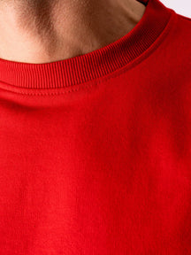 Basic Crewneck - Dänemarks Rot