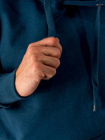 Basic Hoodie - Benzinblau