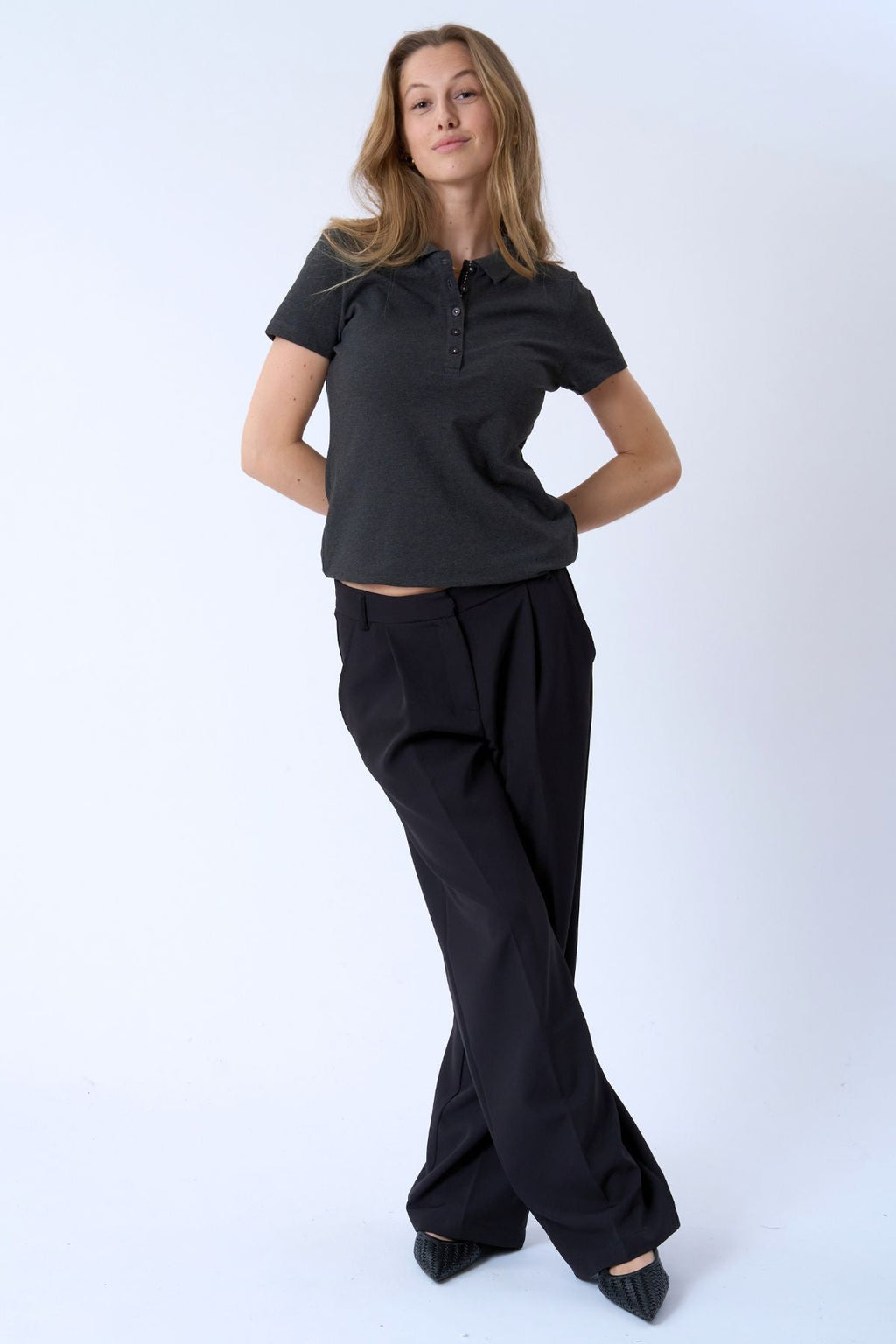 Poloshirt - dunkelgrau