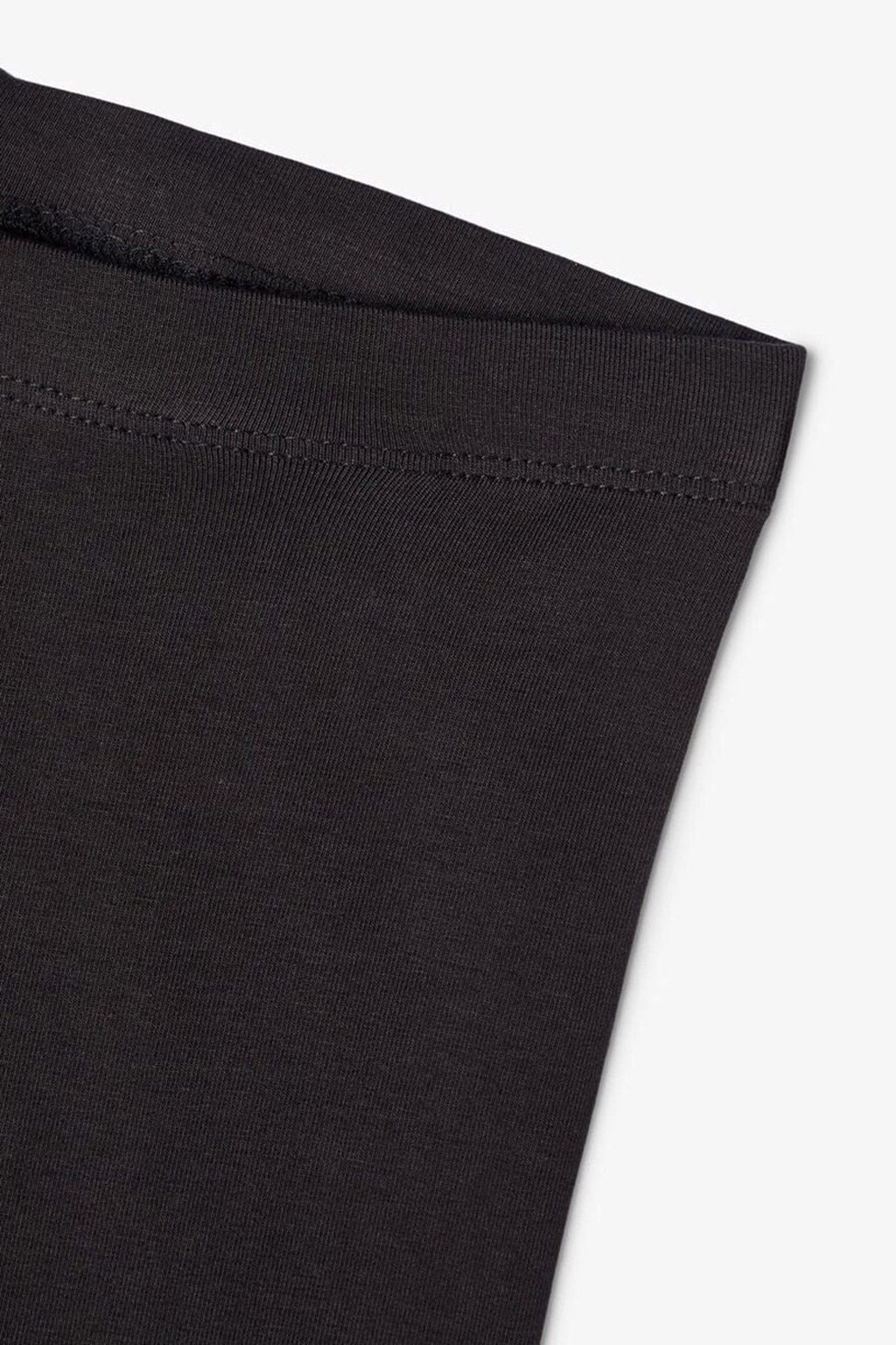 Basic Leggings in Baumwolle - schwarz