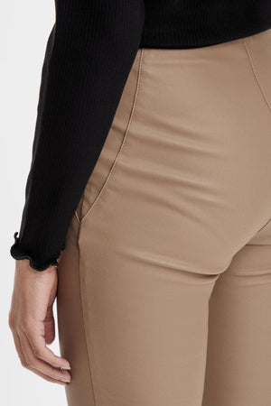 Belle beschichtete Leggings - Beige