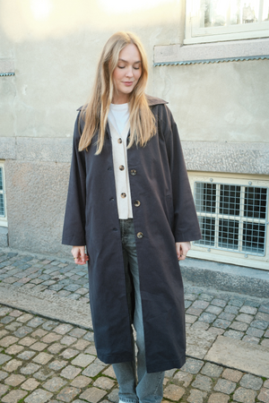 Carla Trenchcoat – Marineblau