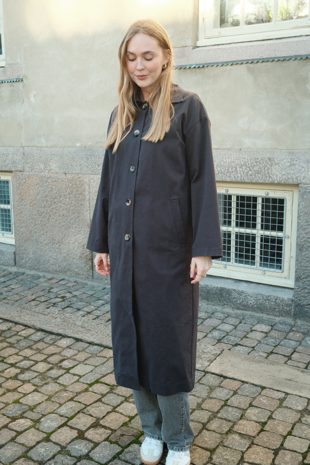 Carla Trenchcoat – Marineblau