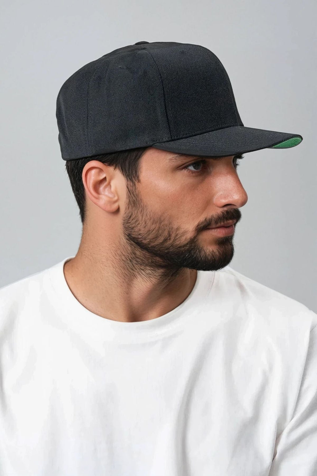 Klassiker Snapback - Schwarz
