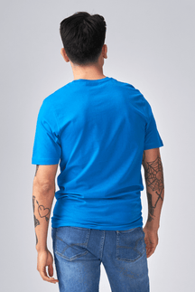 Bio -Basis -T -Shirt - Türkisblau