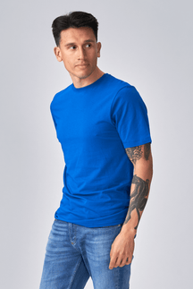 Basis T-shirt - Blau