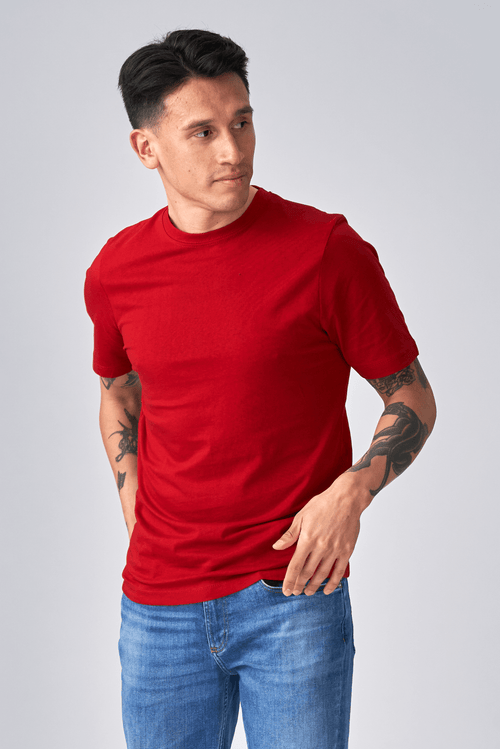 Basis T-shirt - Rot