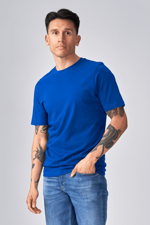 Basic T -Shirt - schwedisch blau