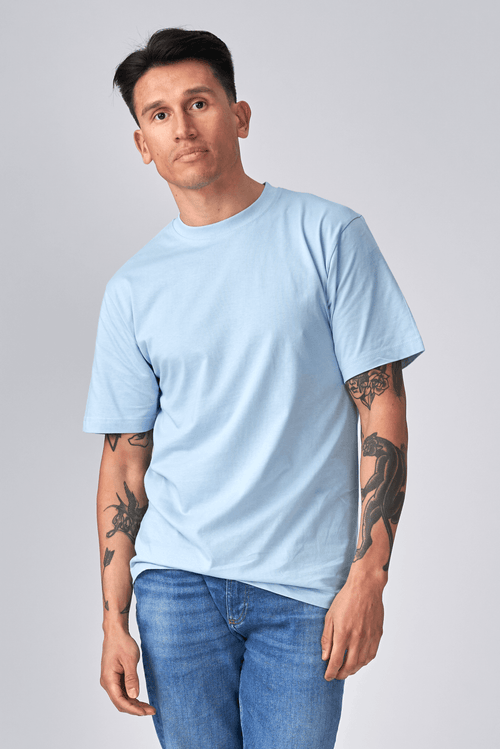 Oversized T -Shirt - hellblau