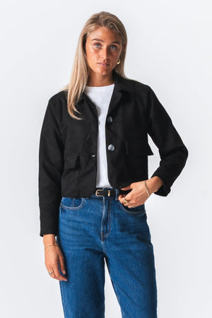 Nelly Short Jacket - Schwarz