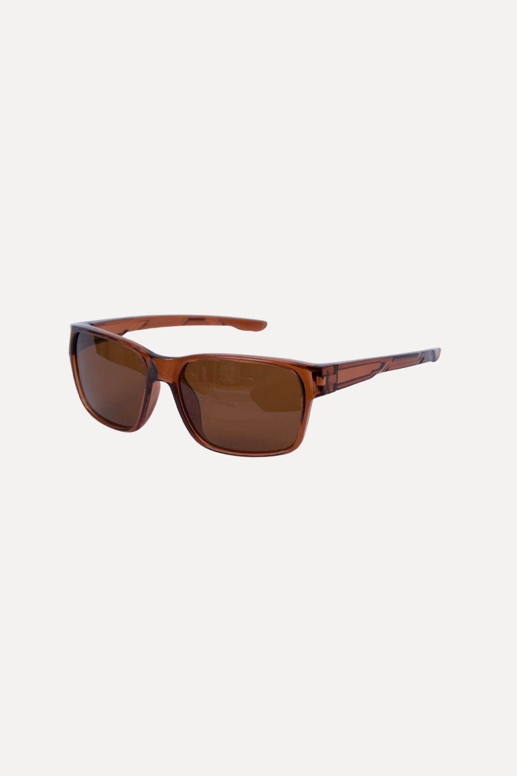 Damon Sonnenbrille – Transparent-Braun