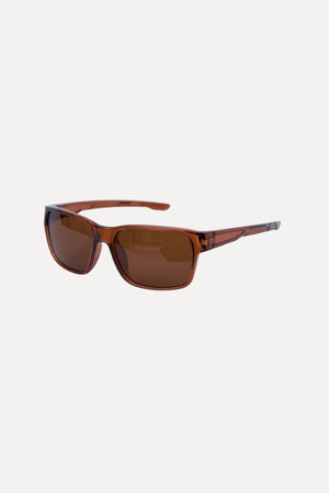 Damon Sonnenbrille – Transparent-Braun
