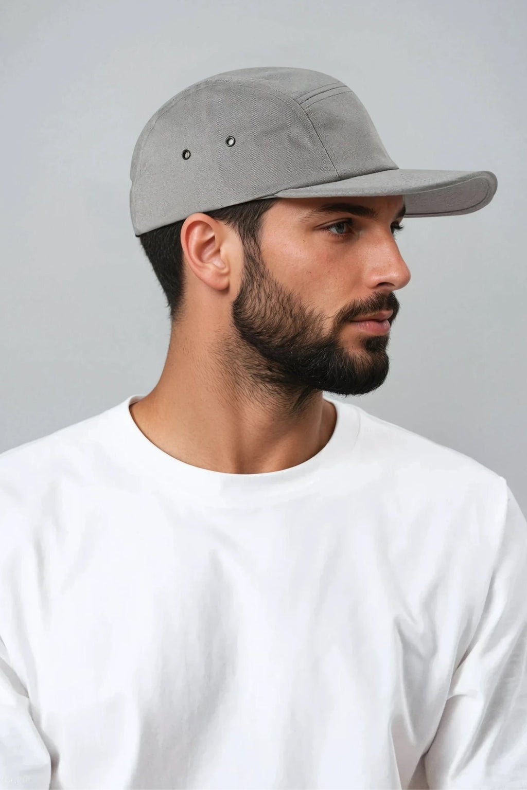 5-Panel-Kappe – Dunkelgrau